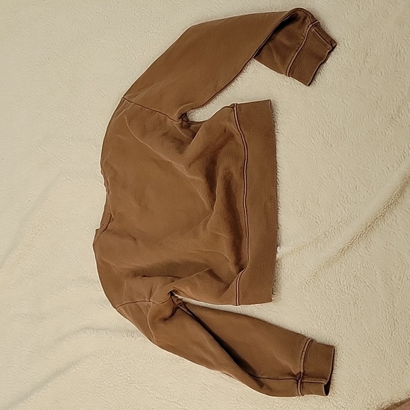 GAP Teen MTV Crop-Trop Sweatshirt Brown Size 10 - Picture 3 of 3